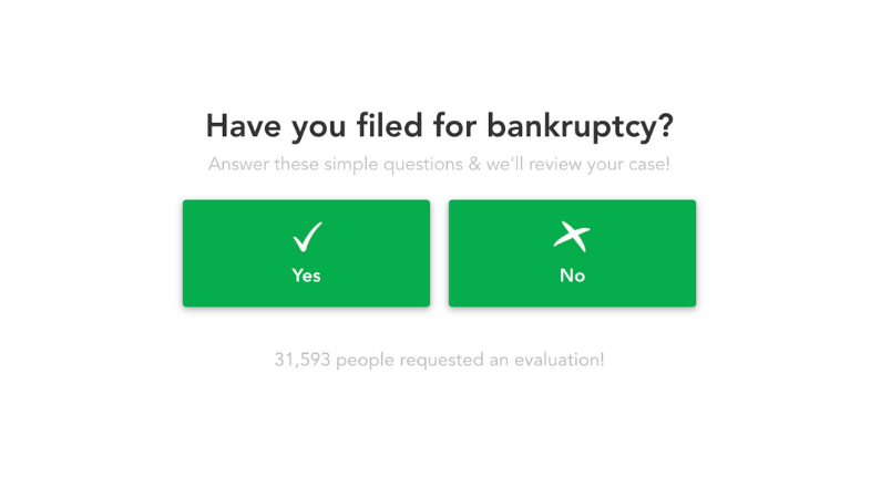 Bankruptcy Form Embedded