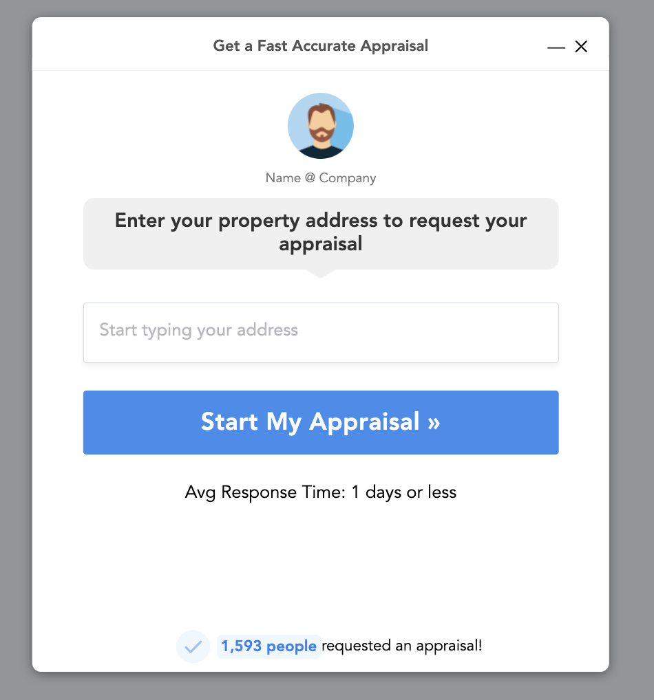 Real Estate Appraiser - chat style