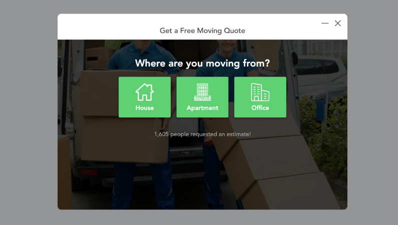Moving Company With Icons